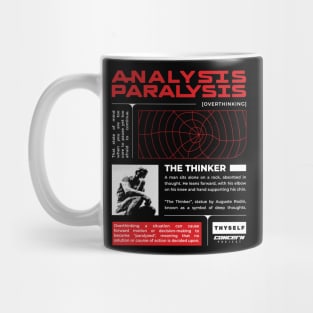 Analysis Paralysis (Overthinking) - Brutalism Mug